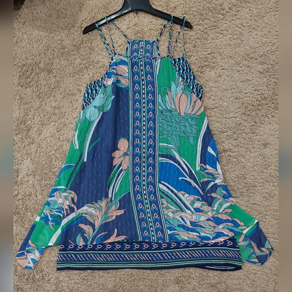 MAEVE ANTHROPOLIGIE Layered Silk Dress - Picture 12 of 16